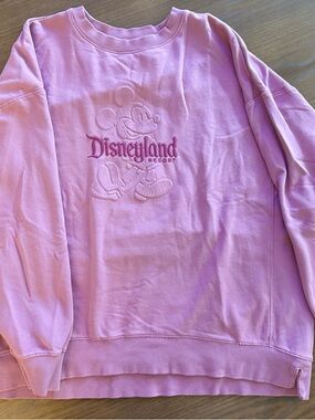 Disney Rose Pink Crewneck sweater - Disneyland resort - Large